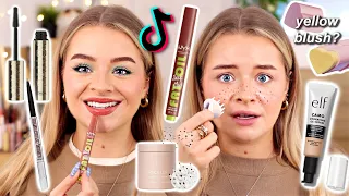 Testing NEW VIRAL Tiktok Makeup products..💄 February 2024