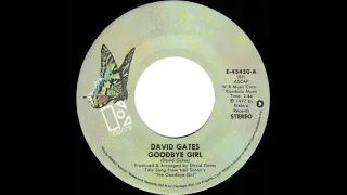 1978 HITS ARCHIVE: Goodbye Girl - David Gates (stereo 45)