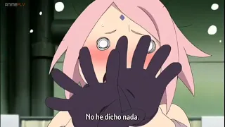 Sakura Golpea a Naruto por Recordarle a Sasuke