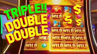 VegasLowRoller PHENOMINALNESS!! on Mighty Cash Double Up and Lucky Coin Link Slots!!