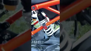 Duke 200 Bs6 Seat Height Adjustment #shorts #ktm #duke #shortvideo #short #youtubeshorts