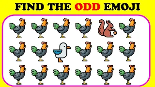 Find The Odd Emoji Quiz #11 | Can You Find The Odd One Out ? Spot The Difference ! Test Your Eyes !