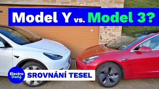 Model Y nebo Model 3? | Podrobné srovnání Tesel | Electro Dad # 299