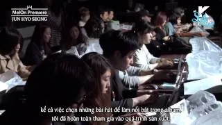 [S4VN][Vietsub] MelOn Premiere Showcase @ Jun Hyo Sung - Good-night Kiss