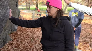 Climbing in Central Park