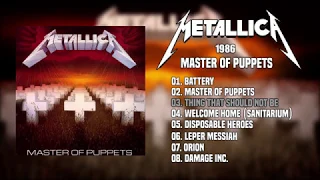 Metallica - 1986 - Master of Puppets  [FULL ALBUM]