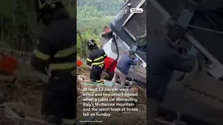 Italy Cable Car Collapse Kills at Least 14 People in Stresa