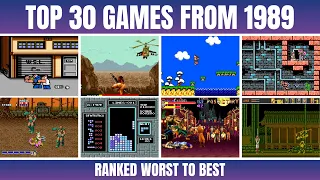 Top 30 Video Games From 1989 (Ranked Worst to Best)