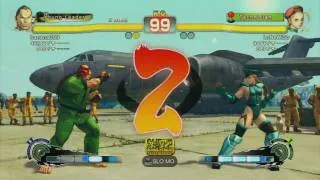 Super Street Fighter 4 ARCADE EDITION: DAN vs CAMMY