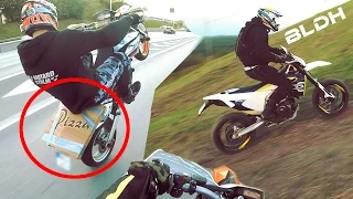 Pizza Wheelies and Supermoto Hill Climb | BLDH