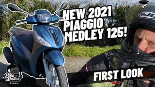 2021 Piaggio Medley 125cc Euro5 | First Look and Specs!