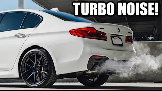 BMW M550I Exhaust Pure Sound V8 | Revs, Acceleration, Idle | High Flow Downpipes