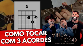 Como Tocar VIDA DE CÃO - Rio Negro e Solimões (3 Acordes)