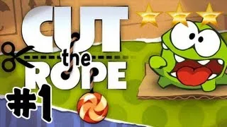 Cut The Rope - All levels - Box #1 - Cardboard Box - Stoffbox - 3 Stars