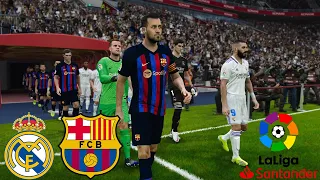 PES 2021 (Real Madrid vs FC Barcelona Gameplay) [La Liga] [El Clásico] [2022/23]