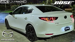 2022 Mazda3 Sedan Turbo AWD - POV Night Drive 4K 60FPS (Binaural Audio) Bose Sound System