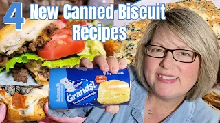 *NEW* 4 More CANNED BISCUIT DOUGH Recipes! QUICK AND EASY Recipes Using CANNED BISCUITS