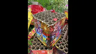 1" Inch 36Shots TOP WHISTLING Fireworks Cake
