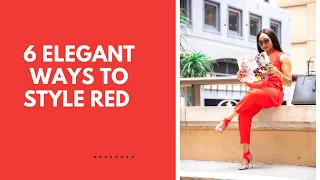 How to style Red | Outfit ideas | Lookbook