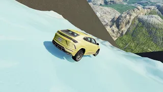 Lamborghini Urus 2018 vs Ice Terrain | BeamNG.drive