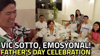 VIC Sotto, EMOSYONAL dahil COMPLETE ang mga ANAK nito! FATHER'S Day Celebration! VICO Birthday din!