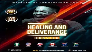 HEALING AND DELIVERANCE SERVICE [NSPPD] - 13th October 2021