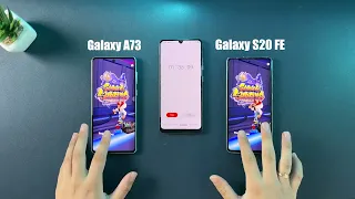 Galaxy A73 vs Galaxy S20 FE Speed Test