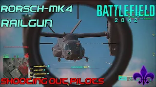 Battlefield 2042 - Shooting Out Pilots 4 - Rorsch MK4 Railgun