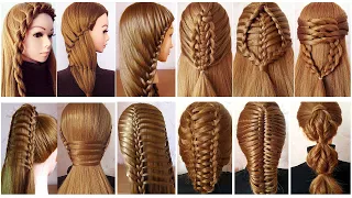 12 EASY DIY Elegant Hairstyles Compilation for any occasion 😍 Hairstyle Transformations