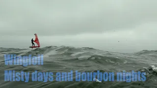 Wing foil , South Shields beach, Fun but no sun