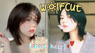 WOLFCUT✁ (short hair) - TUTORIAL [step by step]✧