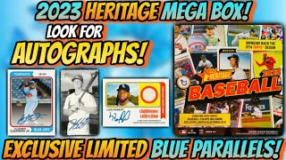 2023 Topps Heritage Mega Box Opening! #sports #sportscards #topps #mlbb #mlb #baseball