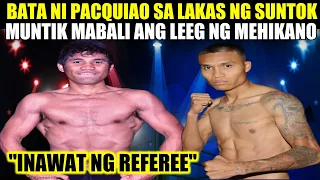 PINOY na BATA ni PACQUIAO IMPRESSIBONG TKO KONTRA SA MEXICAN FIGHTER