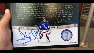 Henrik Lundqvist The King Signing Autographs In NYC Before The New York Rangers Home Opener!