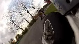 Take It In The Face Racing With Goody SXV Go Pro At Avon Go Kart Track