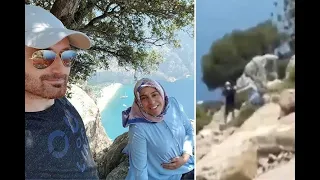 CLIFF HORROR Update in case of husband who pushed pregnant wife off cliff after selfie