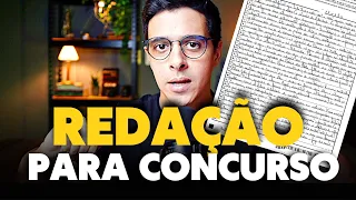 COMO ESTUDAR REDAÇÃO PARA CONCURSO PÚBLICO