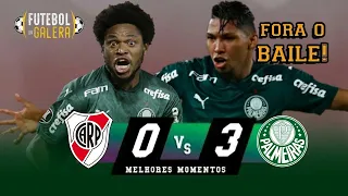 River Plate 0 x 3 Palmeiras Melhores Momentos | VERDÃO COM UM PÉ NA FINAL!