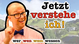 wer vs wen vs wem vs wessen - A2 German Grammar