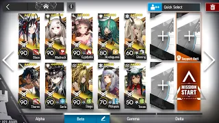 [Arknights] Annihilation 13 Night Champion Show 10 OP AFK clear(V3.0 Faster ver.)