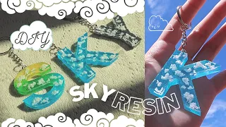 ☁ Sky Resin Keychain