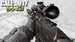 Call of Duty Modern Warfare 3 Sniper Mission Stealth Gameplay Veteran