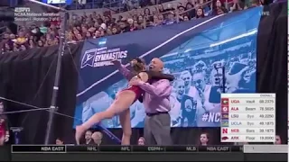 Taylor Houchin (Nebraska) 2018 Nationals Semifinals Bars 9.875