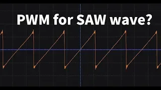 QUN synthesizer: PWM for SAW wave and Triangle