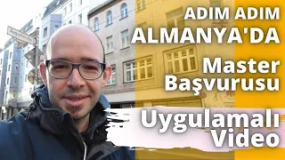 Almanya'ya Adım Adım Master Başvurusu - UYGULAMALI | Murat Özener