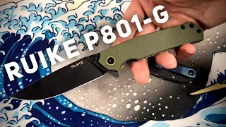 🔪 New RUIKE P801-G EDC Frame Lock w/G10 and 14C28N