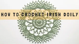 How to crochet Irish doily