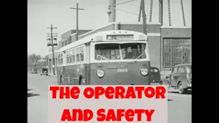 " THE OPERATOR AND SAFETY " 1940s BUS DRIVER TRAINING FILM   70772