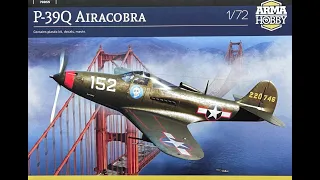 P-39Q Airacobra 1/72 Arma Hobby kit review