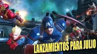 LOS MEJORES JUEGOS PARA ESTE MES DE JULIO!!